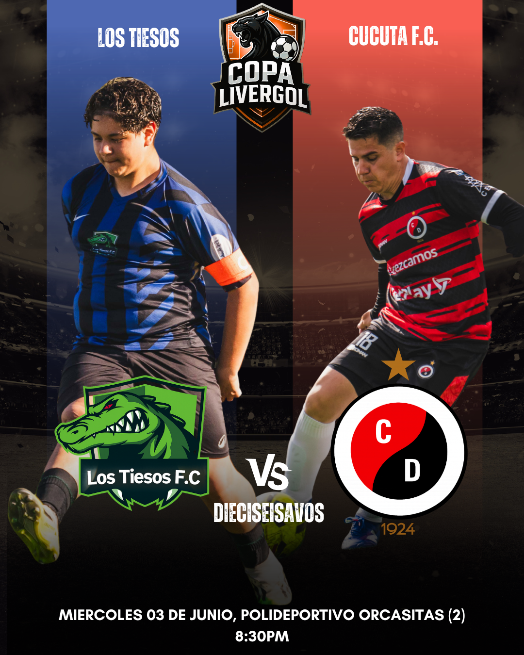 Los Tiesos vs Cucuta F.C.