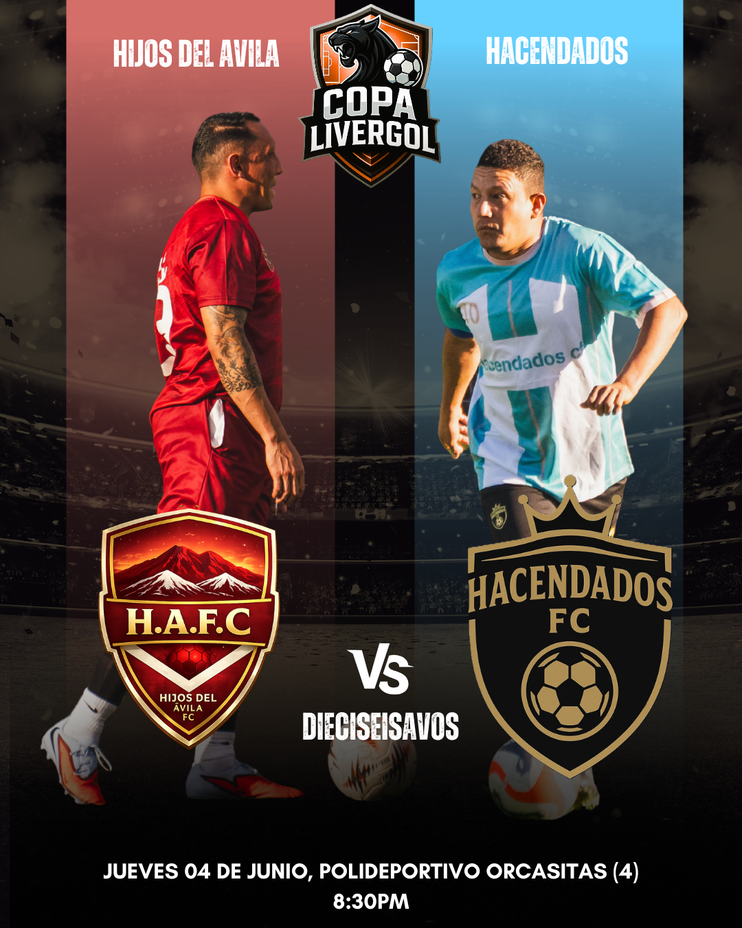 Hijos del Avila vs Hacendados F.C.