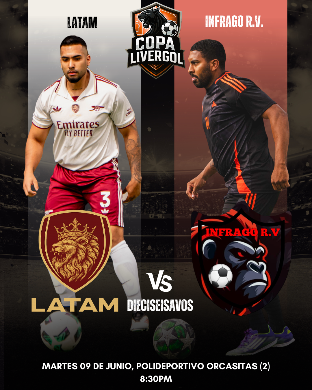 Latam FC vs Infrago RV
